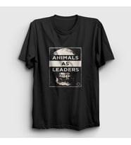Presmono Unisex Siyah Skull Animals As Leaders T-Shirt 524760tt