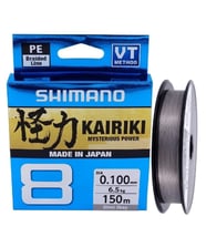 İp Misine Shimano Kairiki Stell Gray (Gri) 0,06mm 150 metre 8kat