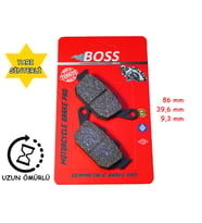 Mondial Arka Fren Disk Balatası Boss Fa496 Rx3İ Evo (2016-....) Honda Nc 700-750 Xl600-650-700 Cbr25
