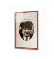 Miyrem Glasses Collection -A1^#  Atatürk  Dayanıklı Temperli Cam Tablo (Çok Renkli)