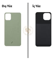 Reeder S23 Max Pro Yeşil Arka Kapak Arka Cam Batarya Kapağı Lazer Kesim Kapak Pil Kapağı Back Cover