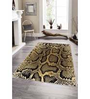 Gold Crocodile Kaymaz Taban Makinede Yıkanabilir Halı RV233 - 100 x 160 cm
