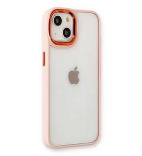 Durukar® iPhone 14 Plus Kılıf Dora Kapak - Pudra