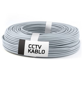 Martel 2+1 100MT Bakır Cctv Kablosu 2X0.22X0.33