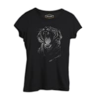 Roar - Kaplan Siyah Kadın Tshirt
