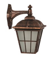 AVONNI BAP-68183-BKR-M2 Kahverengi Boyalı Dış Mekan Aydınlatma E27 ABS Polikarbon Cam 25x20cm