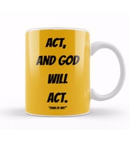 Joan Of Arc Quotes Gifts   Vintage Retro Rainbow Style Kupa Bardak Porselen