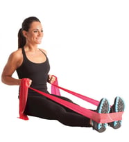 Yoga & Pilates Egzersiz Bandı Kırmızı Renk 1 Metre