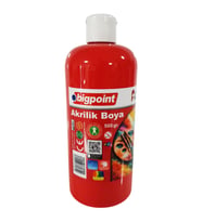 Bigpoint Akrilik Boya 500 gram Kırmızı