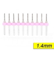 PCB Mikro Karbür CNC Matkap Ucu 10lu Set 1,40mm Tungsten 18 Shank