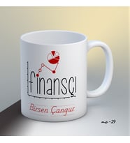 Kişiye Özel Finansçı Temalı Kupa Bardak