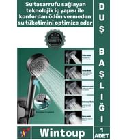 #DuşBaşlığı Lüks Mat Su Tasarruflu Modern Banyo Aksesuar Dayanıklı Kalite Şık 5 Kademeli Duş Başlığı