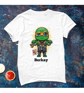 Ninja Kaplumbağalar Tişörtü ( Çocuk - Büyük ) Kişiye Özel