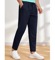 Erkek Pantolon Beli Lastikli Jogger Pantolon Cepli Fit Pantolon ERKEK-JOGGER (Lacivert)