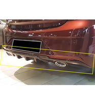 Opel insignia B Opc Difüzör Difizör Plastik Parlak Siyah Egzoz Görünüm 2017 - 2023 Arka-difizör-bodykit-ek