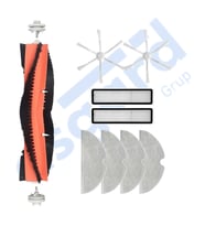 Dreame D9,D9 Max,L10 Pro,D9 Pro Uyumlu 1 Ana Fırça 2 Yan Fırça 2 Filtre 4 Mop PKT-iasgf0000153