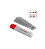 İzeltaş Pro Maket Bıçağı Geniş Yedek Bıçak 18 mm (10'lu)