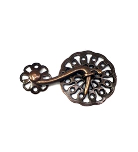 Antik Bakır 50 Adet Zamak Çengel Kilit 56x33 mm - Yuvarlak, Karşılıklı Mobilya, Dolap, Sandık, Kutu, Kapak Çengel Kilidi