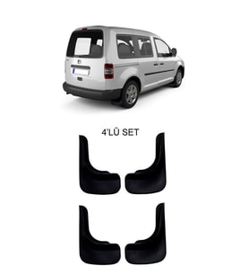 Volkswagen Caddy 2004-2010 4lü Paçalık Çamurluk Tozluk VW0UX025