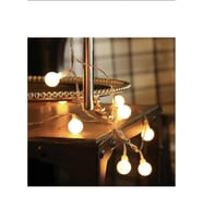 Yılbaşı Ağaç Işığı, Minik Top Led Noel Işıklandırması, Ev Süsleme, Kamp Işığı (Sarı)