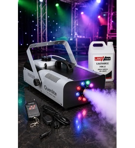 Quenlite QL-2200LK DMX RGB Sis Makinası 2200 Watt DMX Kontrollü LED Işıklı (5 Litre Likitli)