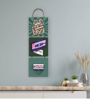 BK Gift 3 Parça İpli Ahşap Tablo Seti-73