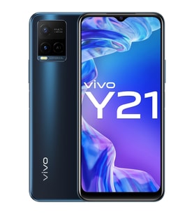 Vivo Y21 Black 64 GB/4 GB RAM YENİLENMİŞ ÜRÜN (Sıfır Gibi)