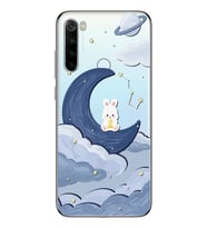 Redmi Note 8 Uyumlu Sevimli Ayıcık Desenli Şeffaf Telefon Kılıfı