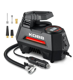 KOBB KB180 12Volt 150 PSI Ayarlanabilir Dijital Basınç Göstergeli Lastik Şişirme Pompası