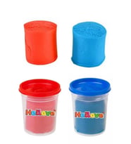 Oyun Hamuru 2 Adet Oyun Hamuru Play Dough 2 x 100 Gram Rengarenk Hamur (Renksiz)