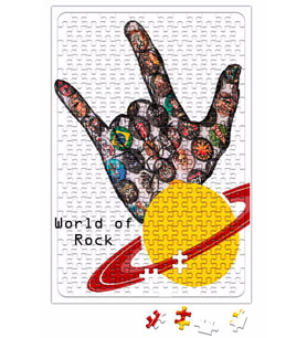 Rock Roll Müzik Gitar 04 Puzzle 240 Parça Yapboz