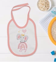 BK Kids Pembe Bebek Mama Önlüğü - Model 141