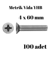 Metrik Vida Civata Yhb 4x60 100'lü Paket