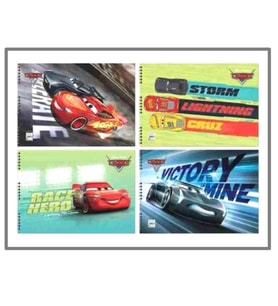 Cars Resim Defteri 25X35 15 Yaprak Spiralli Lisanslı - 3 adet