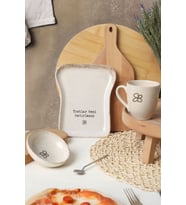 Keramika Tost Kahvaltı Takımı  3 Parça 22501-03 (Krem)