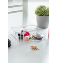 Şeffaf Çekmece Makyaj Takı Organizeri Düzenleyici 10×18×4 cm