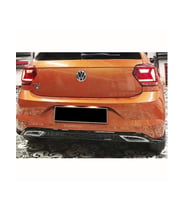 Volkswagen Polo 2017+ R Line Egzoz Görünümlü Difüzör (Plastik) (Standart)