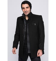PLT8369 DEWBERRY PALTO-SİYAH