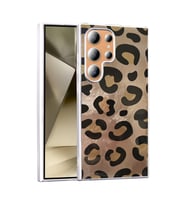 Samsung Galaxy S25 Ultra Uyumlu Kılıf Desenli Zore Mep Kapak (Gold)