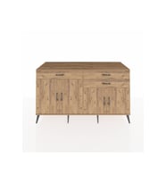Kronos Konsol 2 Raflı 3 Çekmeceli 4 Kapaklı 176x59x99 Çam-Çam