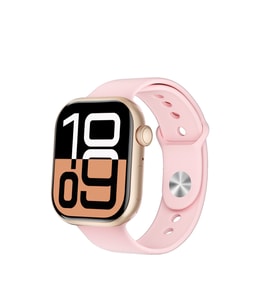 Ferruccı Smart S10 Max 39 Mm Silikon Kordon Akıllı Saat (Distribütör Garantili) Pembe-F766