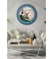 Bilge Retro Tasarımlı Duvar Saati 35 X 35 Cm (Baskılı)
