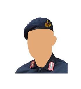 Jandarma Lacivert Renk URBAM Yan Subay Beresi Armalı Renk Atmaz