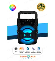 Bluetooth Hoparlör Led Taşınabilir Bass Speaker