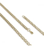 Çelik Erkek Zincir Kolye 1.6Mm (Altın)