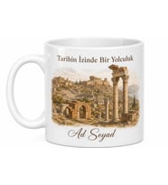 Bergama Antik Şehri İzmir Hatırası Çay Kupası Porselen Hediye Bardak
