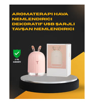 Mey İthalat® USB Bağlantılı Sessiz Çalışan LED Işıklı Nemlendirici Difüzör 200 ml