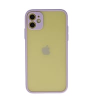 Apple iPhone 11 Kılıf Montreal Silikon Kapak - Mor
