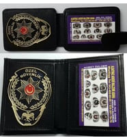 ÖZEL GÜVENLİK ROZETLİ CÜZDAN (2ADET ) SATINAL-SADECE ÖZEL GÜVENLİK KIMLIK KARTLI,GÜVENLİK GÖREVLİSİ SATIN ALABILIR,SIVILE SATILMAZ
