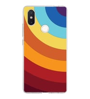 Xiaomi Mi 8 Se Uyumlu Kapak Renk Cümbüşü Tasarımlı Şeffaf Silikon Kılıf